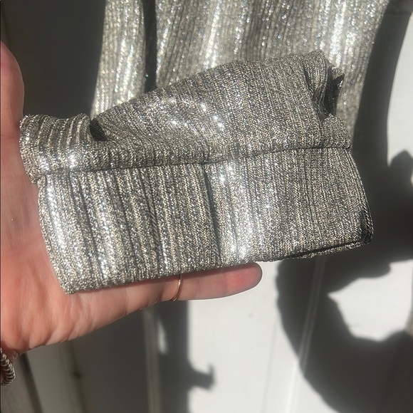 Anthro Metallic Shimmer Joggers - Picture 4 of 5